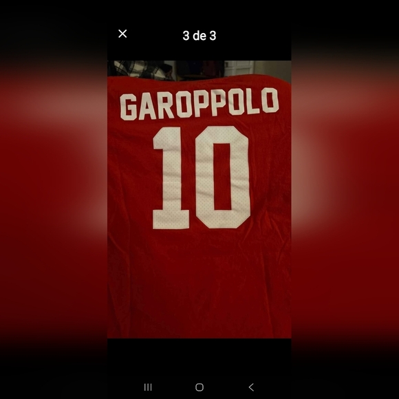 Fanatics Red NFL Pro Line T-Shirt B1 - Picture 3 of 3